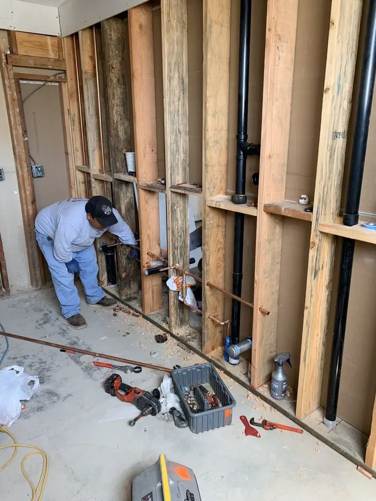 Commercial rough-in plumbing for Water Heater Replacement in Lakeview Acres